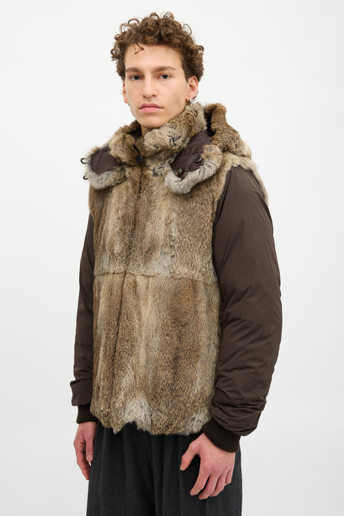 Moncler Down Bastogne Reversible Jacket