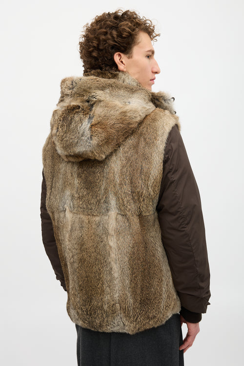 Moncler Down Bastogne Reversible Jacket