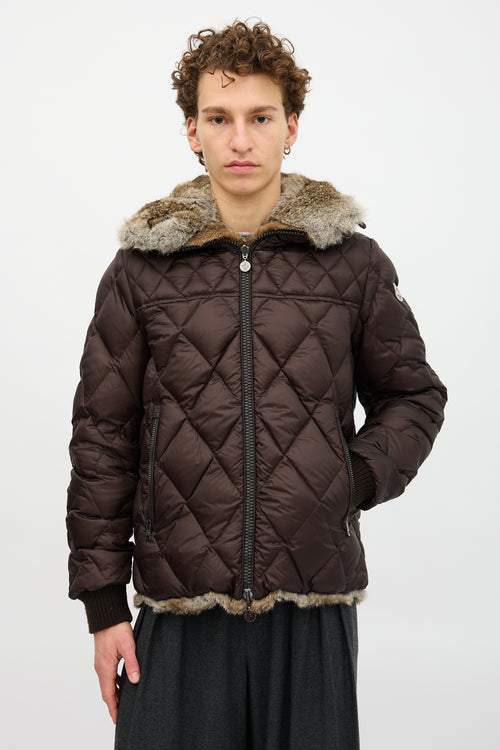 Moncler Down Bastogne Reversible Jacket