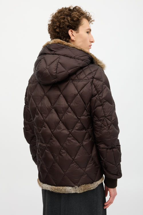 Moncler Down Bastogne Reversible Jacket
