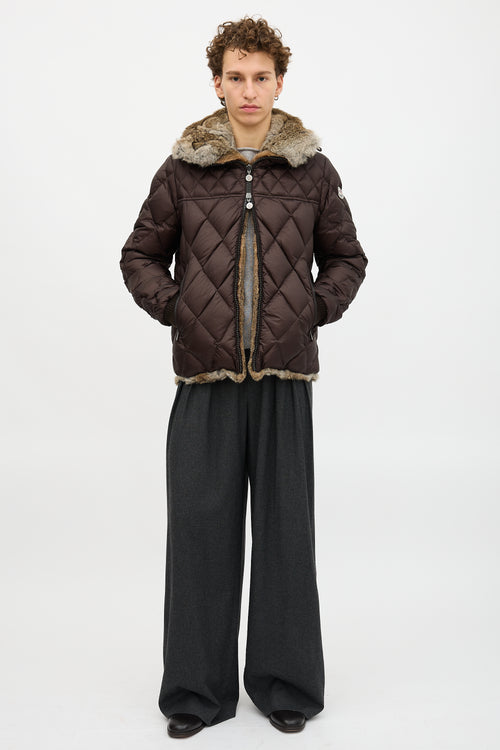 Moncler Down Bastogne Reversible Jacket