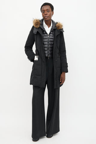 Moncler Down Chataignier Coat