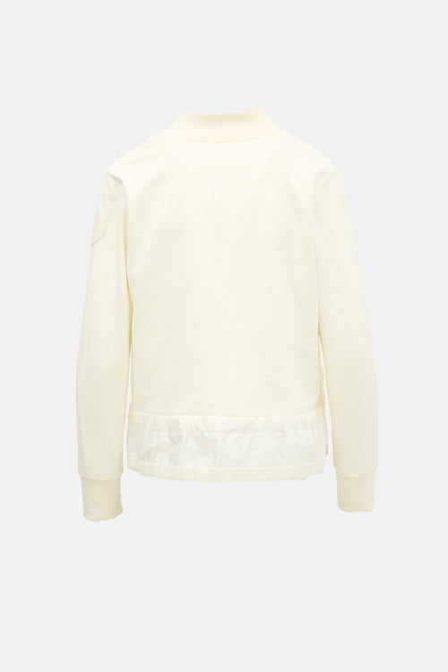 Moncler Down Peplum Cardigan