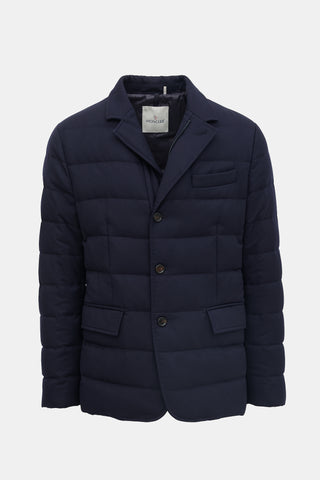 Moncler Down & Wool Rodin Quilted Jacket