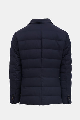 Moncler Down & Wool Rodin Quilted Jacket