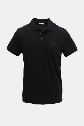 Moncler Embroidered Logo Polo