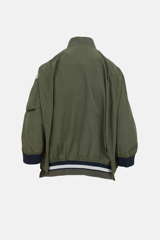 Moncler Reblochon Cape Bomber Jacket