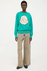 Moncler Boucle Logo Crewneck Sweatshirt