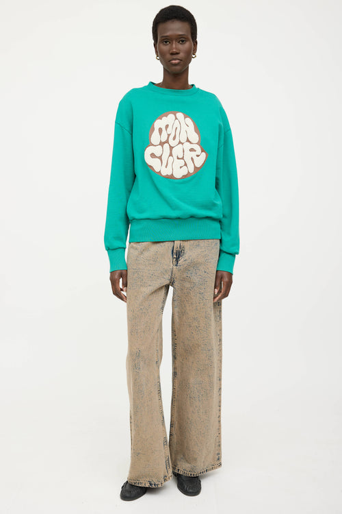 Moncler Boucle Logo Crewneck Sweatshirt