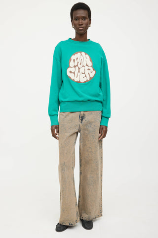 Moncler Boucle Logo Crewneck Sweatshirt