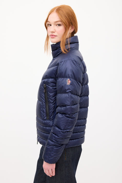 Moncler Grenoble Navy Down Canmore Puffer Jacket