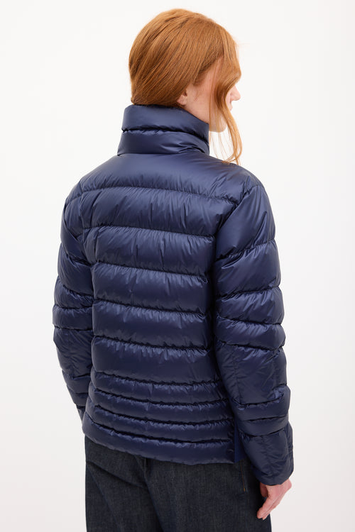 Moncler Grenoble Navy Down Canmore Puffer Jacket