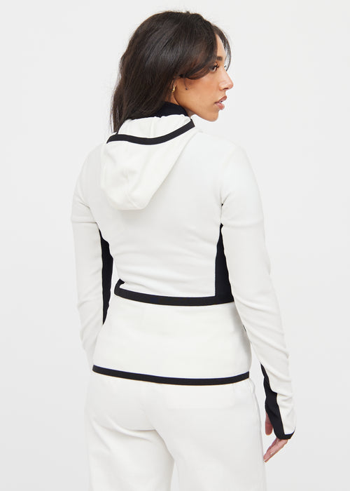 Moncler Grenoble White Maglia Jacket