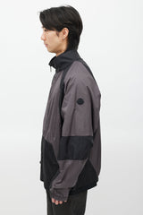 Moncler Grey & Black Hideki Reflective Jacket
