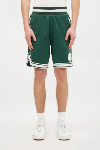 Moncler Jersey Striped Shorts