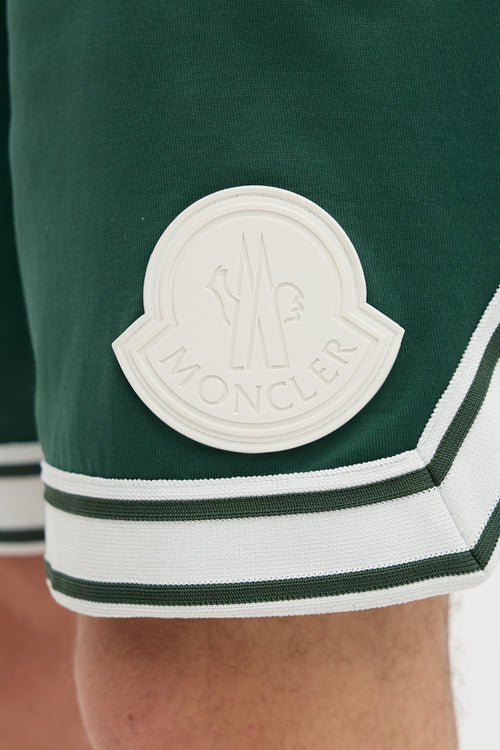 Moncler Jersey Striped Shorts