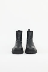 Moncler Leather Larue Chelsea Boot