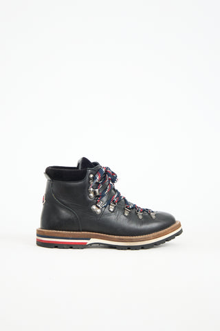 Moncler Leather Blanche Hiking Boot