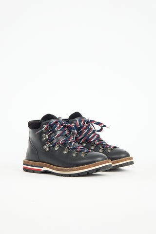 Moncler Leather Blanche Hiking Boot