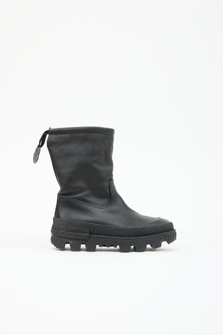 Moncler Leather Moscova Ankle Boot