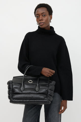 Moncler Leather & Nylon Padded Evera Bag