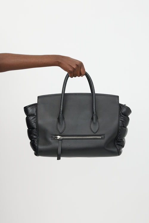 Moncler Leather & Nylon Padded Evera Bag