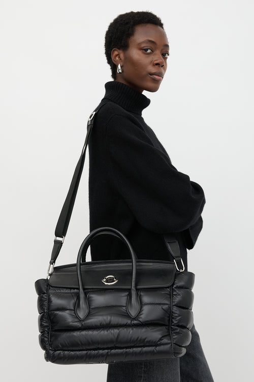 Moncler Leather & Nylon Padded Evera Bag