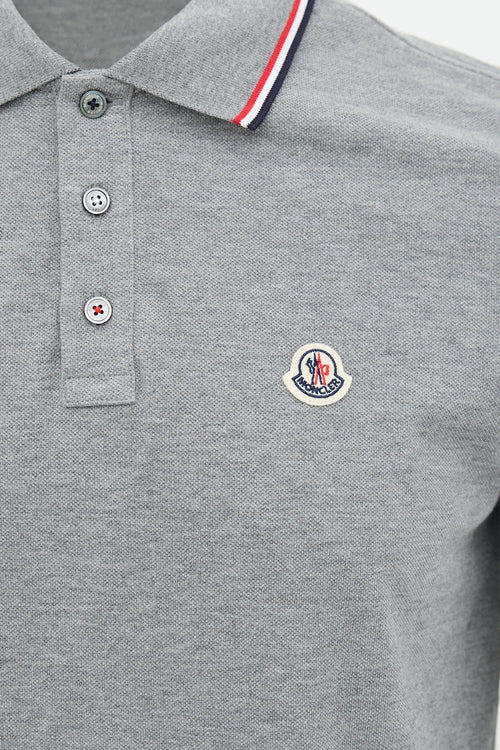 Moncler Logo Patch Polo