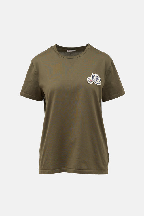 Moncler Logo Patch T-Shirt