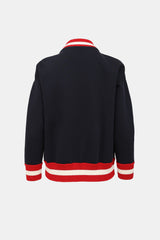 Moncler Striped Bomber Jacket