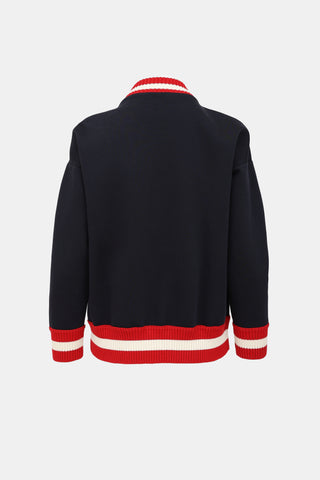 Moncler Striped Bomber Jacket