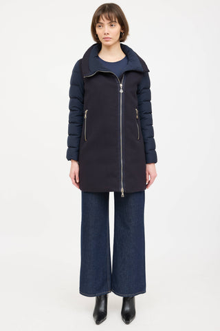 Moncler Wool Aglaia Down Coat