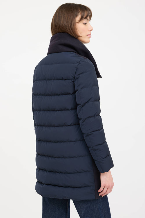 Moncler Wool Aglaia Down Coat