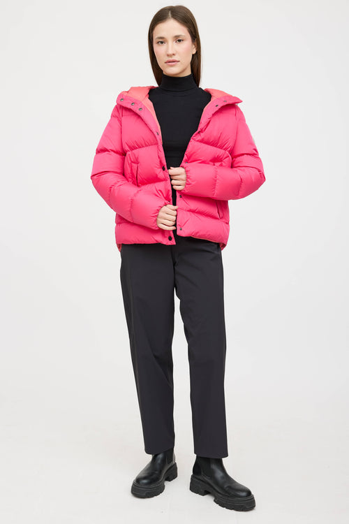 Moncler Lena Hooded Down Jacket