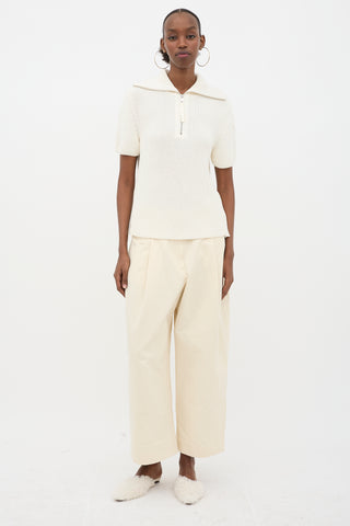 Moncler Quarter Zip Ciclista Sweater