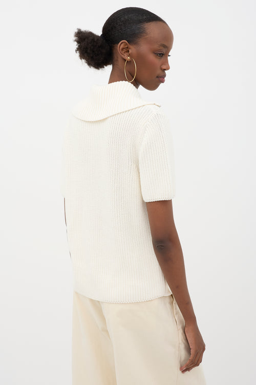 Moncler Quarter Zip Ciclista Sweater