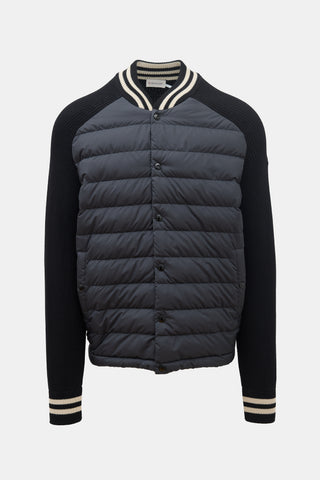 Moncler Rib Knit Puffer Cardigan