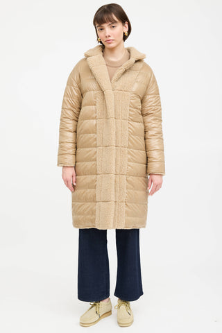 Moncler Sherpa Baguad Reversible Coat