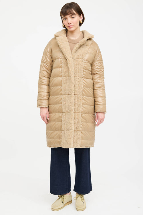 Moncler Sherpa Baguad Reversible Coat