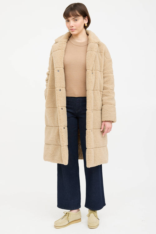 Moncler Sherpa Baguad Reversible Coat