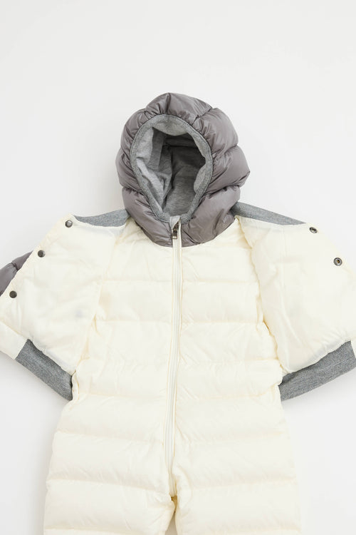 Moncler Baby Down One Piece Snowsuit