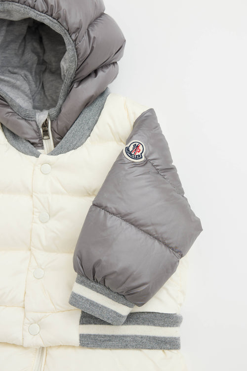 Moncler Baby Down One Piece Snowsuit