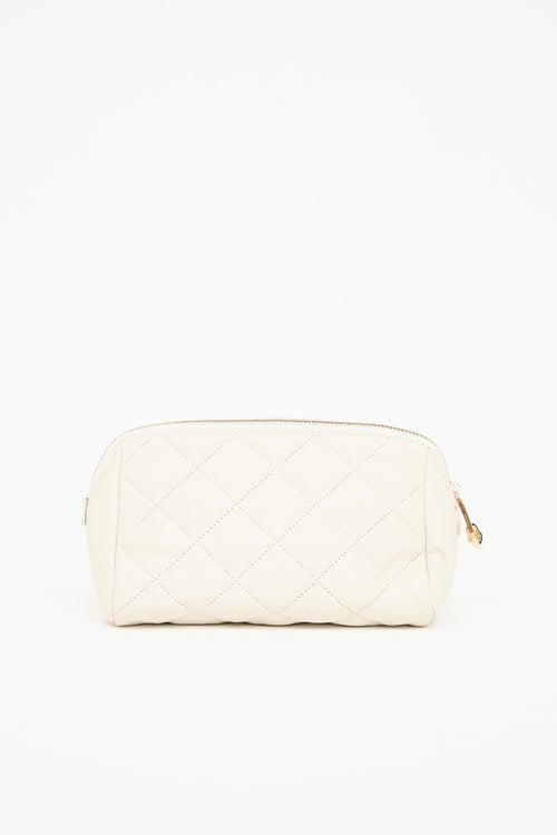 Moncler Quilted Leather Pouch