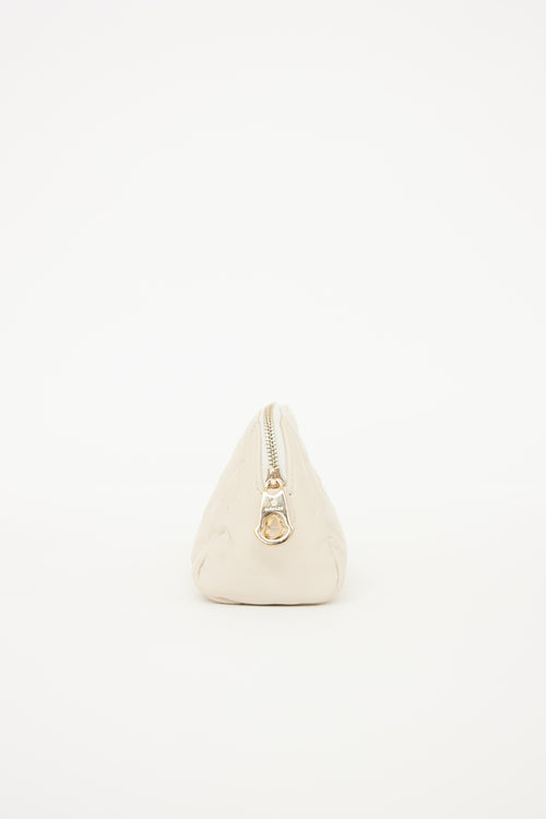 Moncler Quilted Leather Pouch