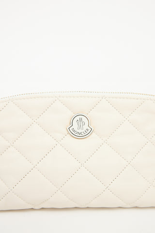 Moncler Quilted Leather Pouch