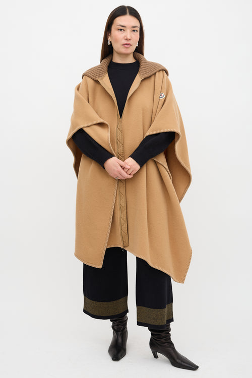 Moncler Wool Cape