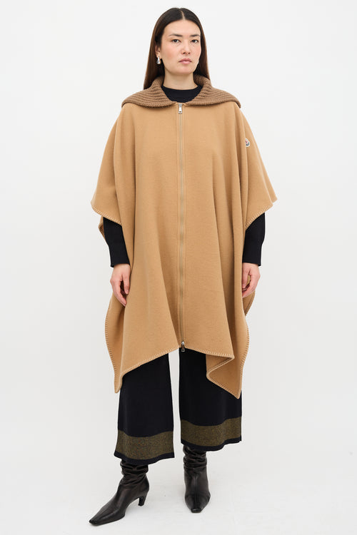 Moncler Wool Cape