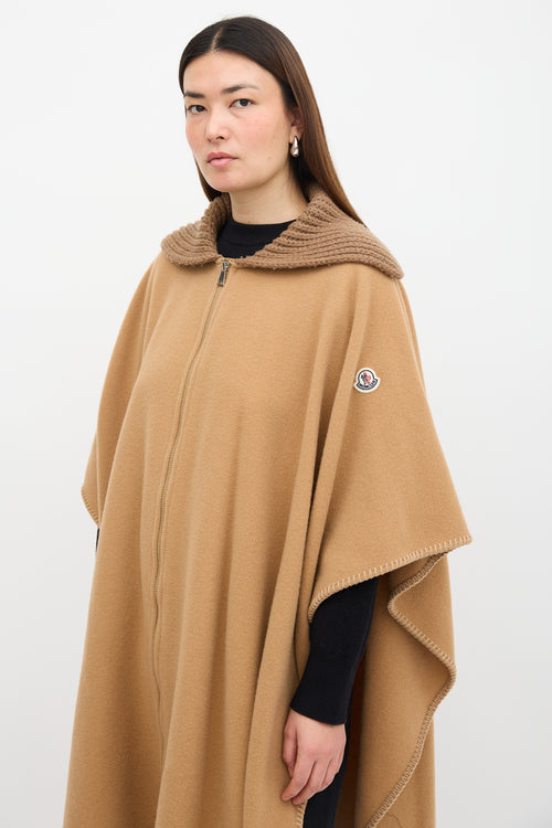 Moncler Wool Cape