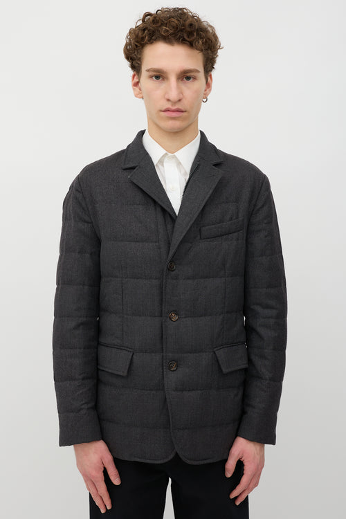 Moncler Wool Down Rodin Jacket