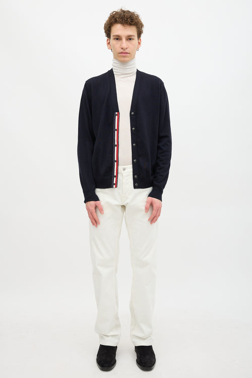 Moncler Wool Tricot Cardigan